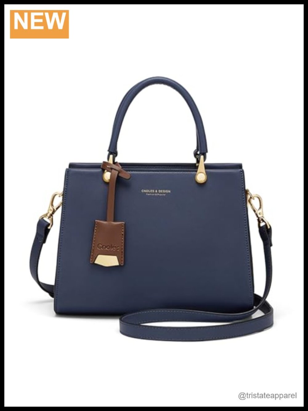 Genuine Leather Microfiber Leather Satchel Tote Shoulder Bag